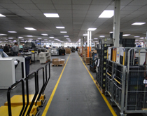 工廠車間走道、叉車道耐磨工業塑膠地板