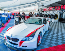 汽車配件展覽會地臺，鎖扣拼接式展會地板